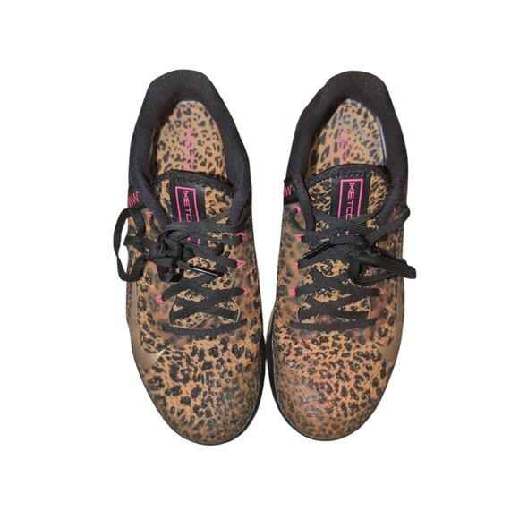 Nike Metcon Sneakers AT3160-096 Leopard Hot Pink Lace Up Women’s Size 6.5 - Picture 2 of 5